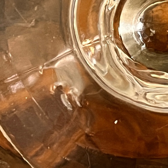 Vintage Northwood Opalescent Glass Handled Nappy Dish (c. early 1900s) - Picture 12 of 13